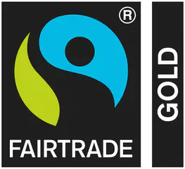 Fairtrade-Siegel mit dem Zusatz "Gold"